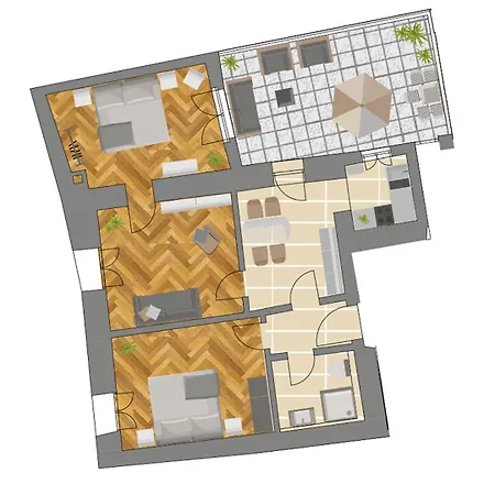 Wassergasse 11 * Регенсбург
